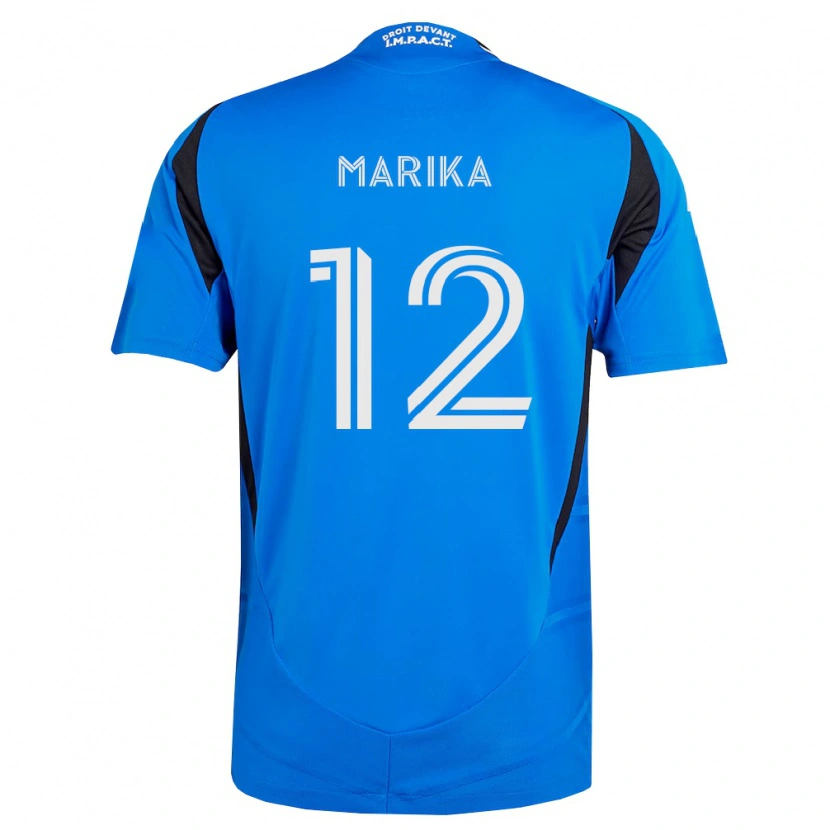 Danxen Mujer Camiseta Martineau Marika #12 Azul Blanco Negro 1ª Equipación 2026/27 La Camisa