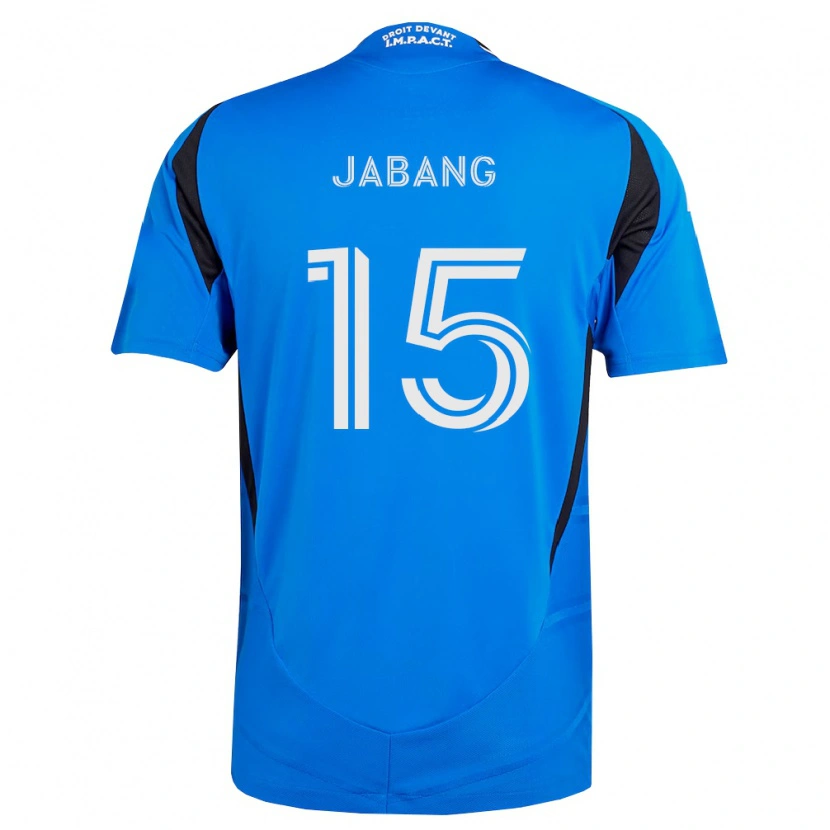 Danxen Mujer Camiseta Ousman Jabang #15 Azul Blanco Negro 1ª Equipación 2026/27 La Camisa