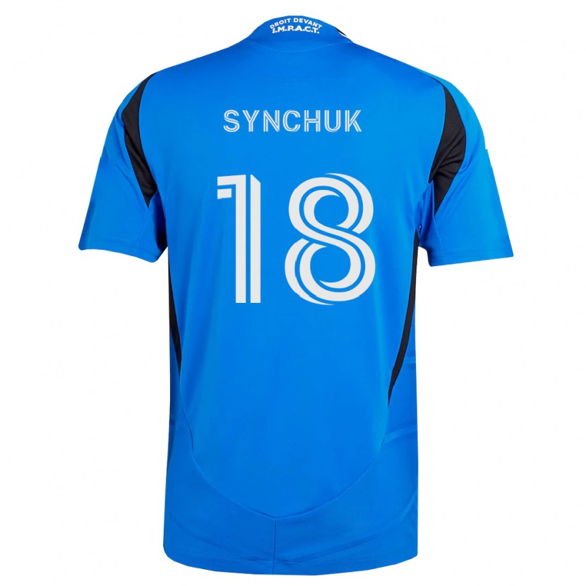 Danxen Mujer Camiseta Gennadiy Synchuk #18 Azul Blanco Negro 1ª Equipación 2026/27 La Camisa
