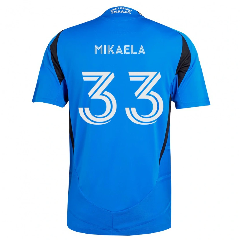 Danxen Mujer Camiseta Aitken Mikaela #33 Azul Blanco Negro 1ª Equipación 2026/27 La Camisa