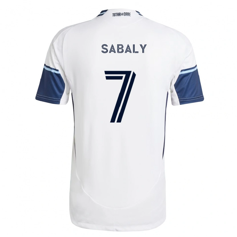 Danxen Mujer Camiseta Cheikh Sabaly #7 Blanco Azul Real 1ª Equipación 2026/27 La Camisa