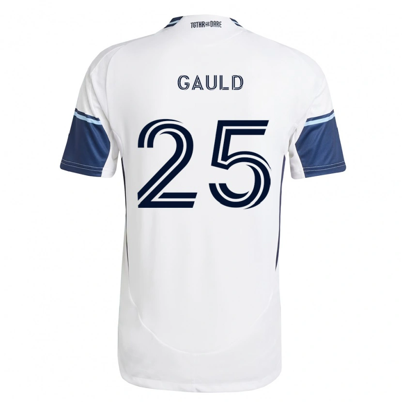 Danxen Mujer Camiseta Ryan Gauld #25 Blanco Azul Real 1ª Equipación 2026/27 La Camisa