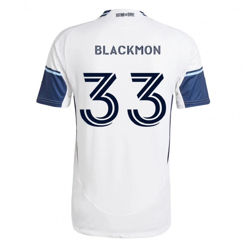 Danxen Mujer Camiseta Tristan Blackmon #33 Blanco Azul Real 1ª Equipación 2026/27 La Camisa