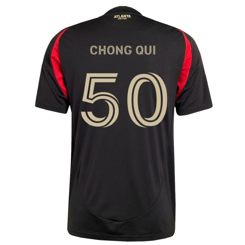 Danxen Mujer Camiseta Dominik Chong Qui #50 Negro Rojo 1ª Equipación 2026/27 La Camisa