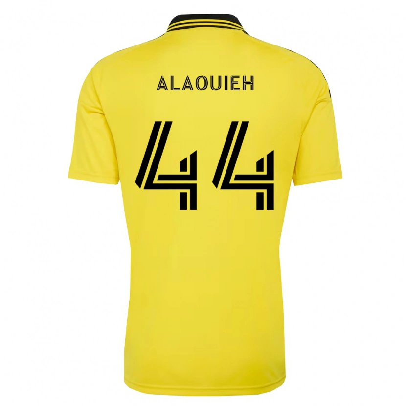 Danxen Mujer Camiseta Anthony Alaouieh #44 Amarillo Negro 1ª Equipación 2026/27 La Camisa