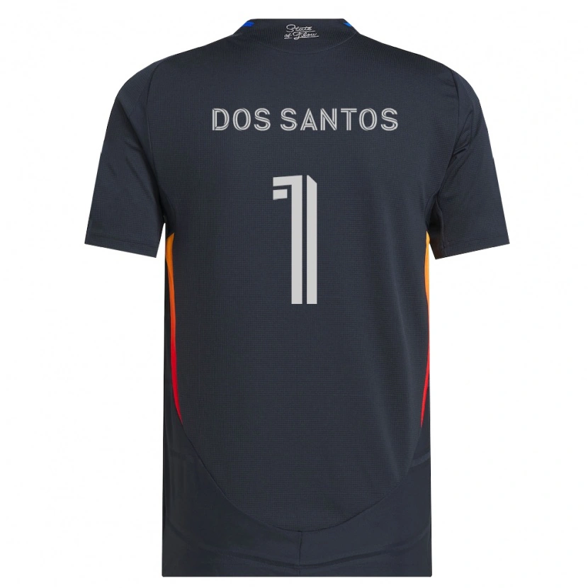 Danxen Mujer Camiseta Cj Dos Santos #1 Gris Oscuro Rojo 1ª Equipación 2026/27 La Camisa
