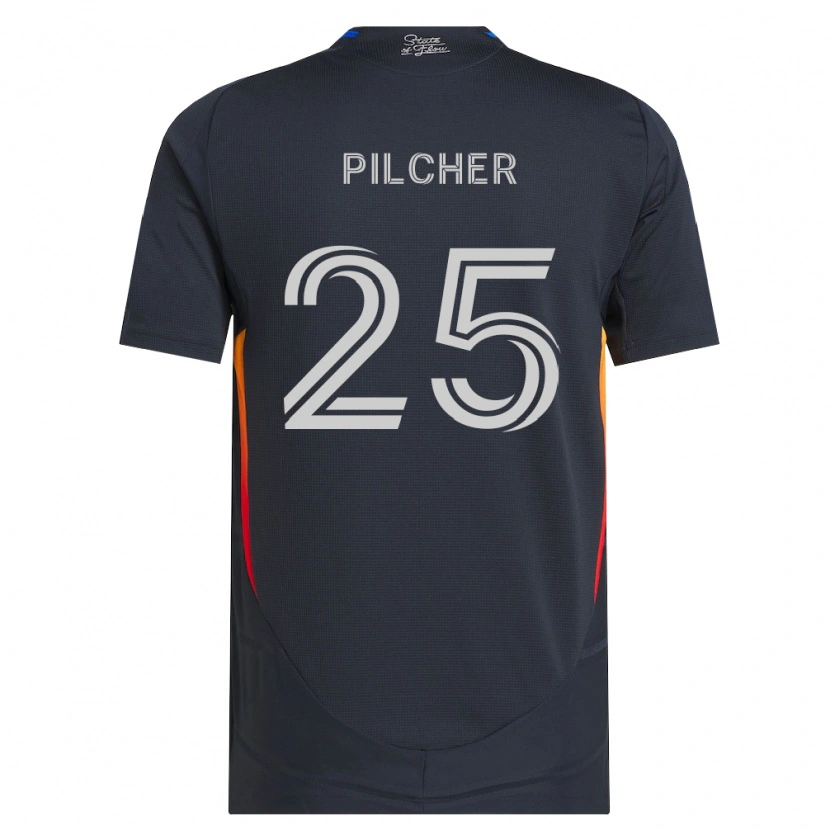 Danxen Mujer Camiseta Ian Pilcher #25 Gris Oscuro Rojo 1ª Equipación 2026/27 La Camisa