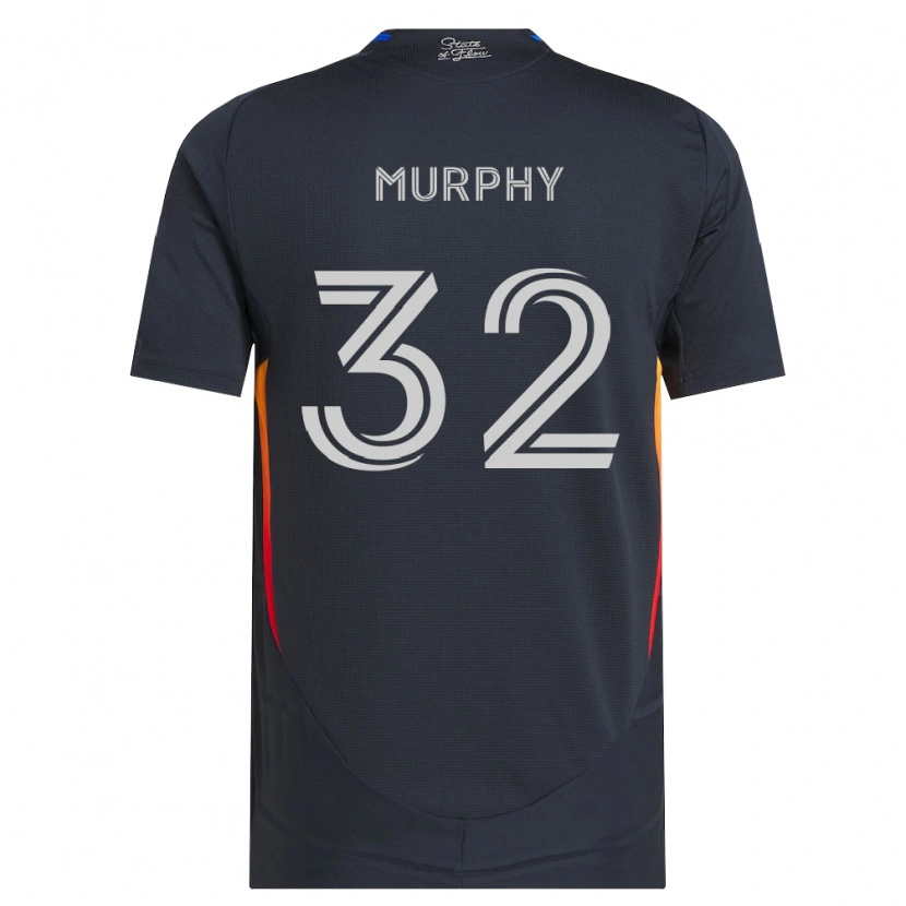 Danxen Mujer Camiseta Ian Murphy #32 Gris Oscuro Rojo 1ª Equipación 2026/27 La Camisa