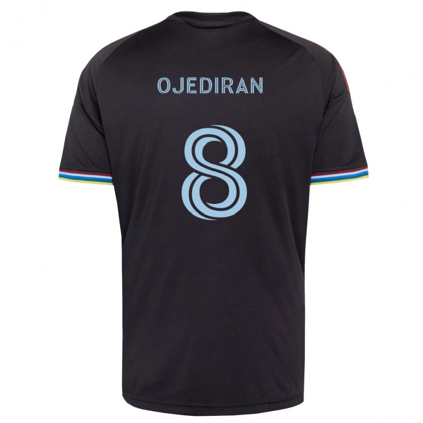 Danxen Mujer Camiseta Hamzat Ojediran #8 Azul Cielo Negro 1ª Equipación 2026/27 La Camisa