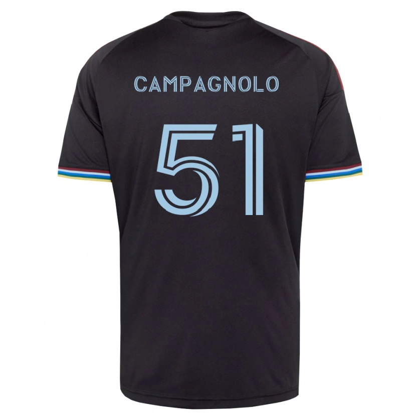 Danxen Mujer Camiseta Zackory Campagnolo #51 Azul Cielo Negro 1ª Equipación 2026/27 La Camisa