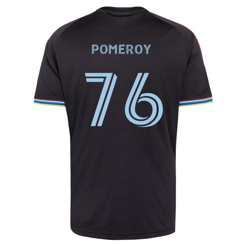 Danxen Mujer Camiseta Jack Pomeroy #76 Azul Cielo Negro 1ª Equipación 2026/27 La Camisa