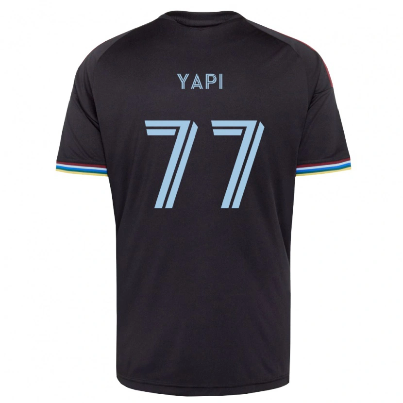 Danxen Mujer Camiseta Darren Yapi #77 Azul Cielo Negro 1ª Equipación 2026/27 La Camisa