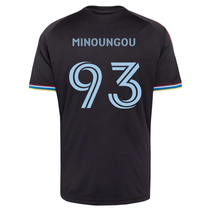 Danxen Mujer Camiseta Georgi Minoungou #93 Azul Cielo Negro 1ª Equipación 2026/27 La Camisa