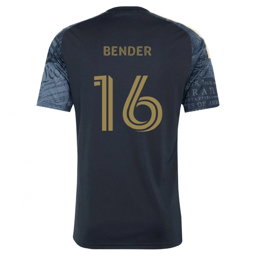Danxen Mujer Camiseta Ben Bender #16 Azul Marino Marrón 1ª Equipación 2026/27 La Camisa