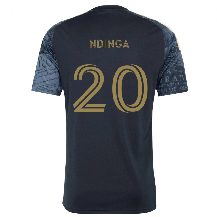 Danxen Mujer Camiseta Philippe Ndinga #20 Azul Marino Marrón 1ª Equipación 2026/27 La Camisa