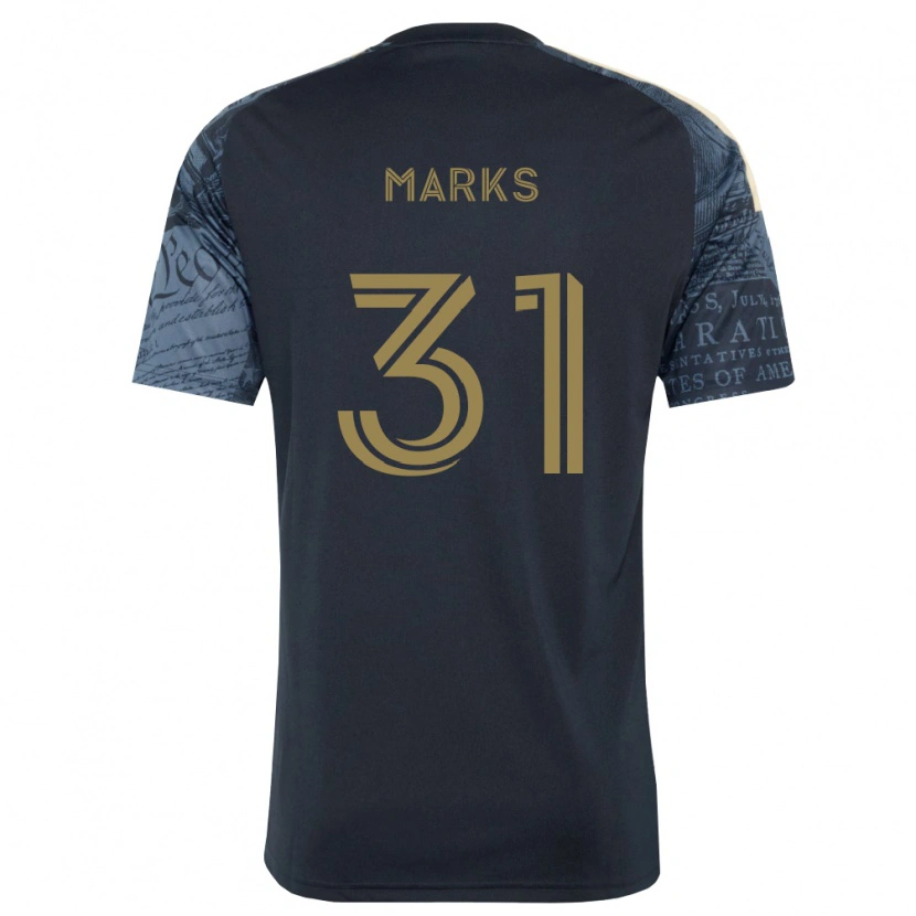 Danxen Mujer Camiseta George Marks #31 Azul Marino Marrón 1ª Equipación 2026/27 La Camisa