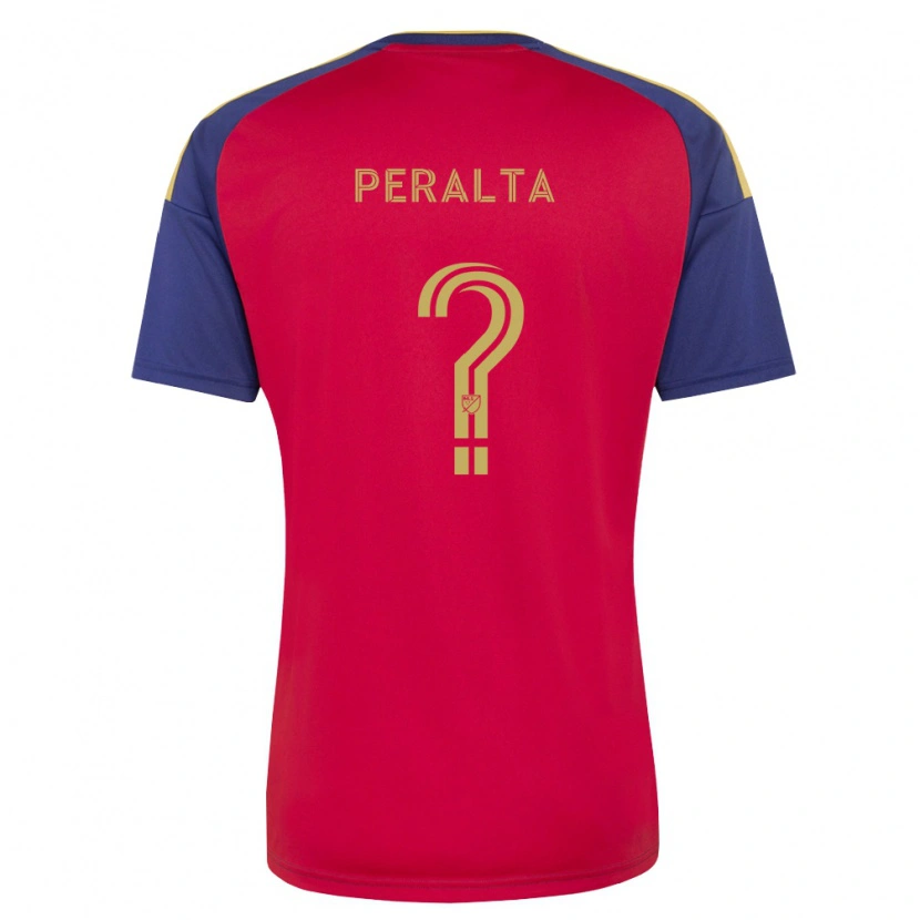 Danxen Mujer Camiseta Hunter Peralta #0 Azul Real Marrón Rojo 1ª Equipación 2026/27 La Camisa