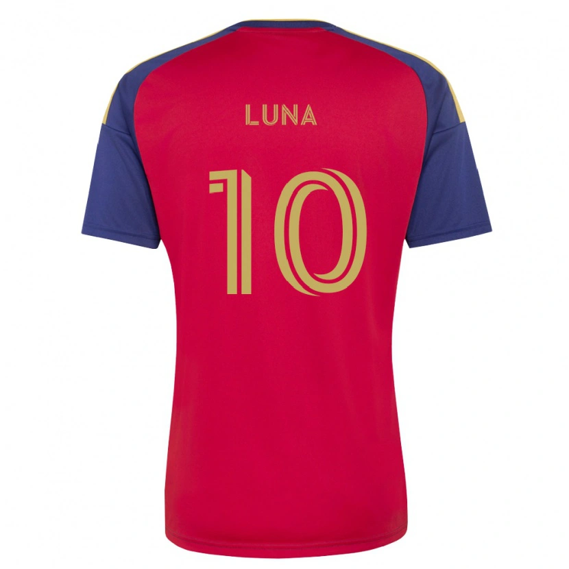 Danxen Mujer Camiseta Diego Luna #10 Azul Real Marrón Rojo 1ª Equipación 2026/27 La Camisa