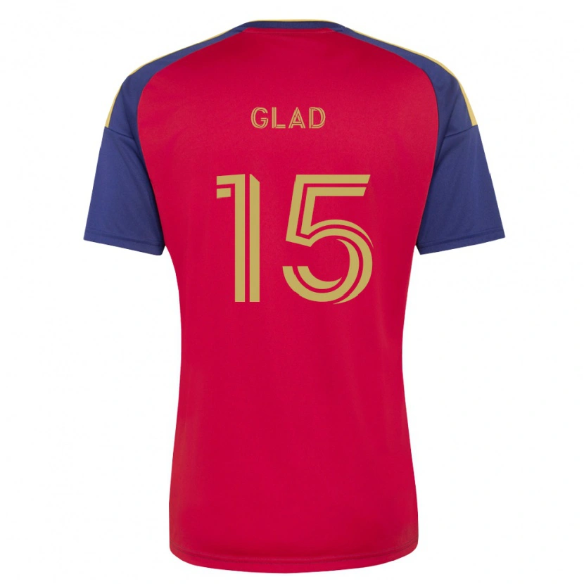 Danxen Mujer Camiseta Justen Glad #15 Azul Real Marrón Rojo 1ª Equipación 2026/27 La Camisa
