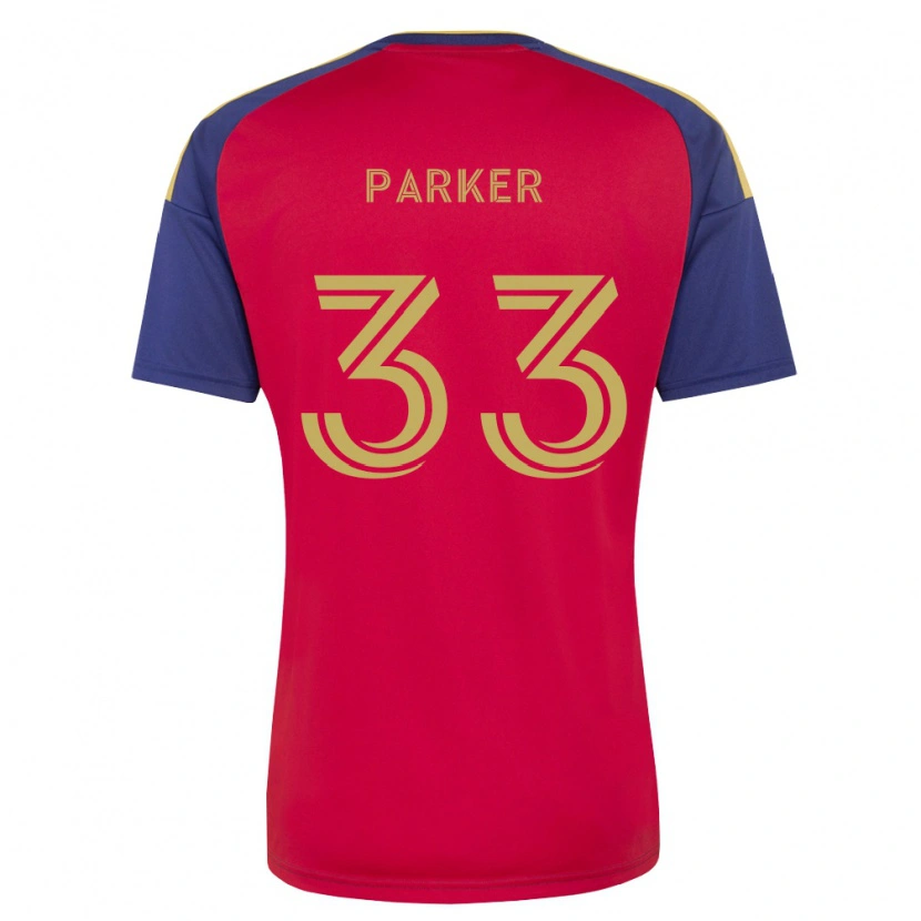 Danxen Mujer Camiseta Van Parker #33 Azul Real Marrón Rojo 1ª Equipación 2026/27 La Camisa