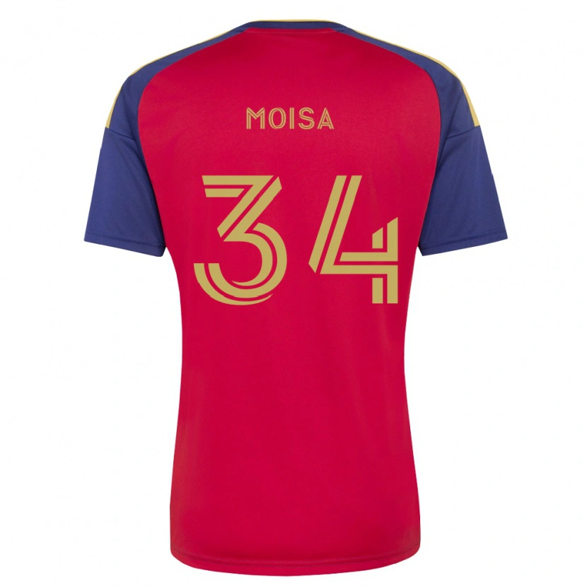 Danxen Mujer Camiseta Luca Moisa #34 Azul Real Marrón Rojo 1ª Equipación 2026/27 La Camisa