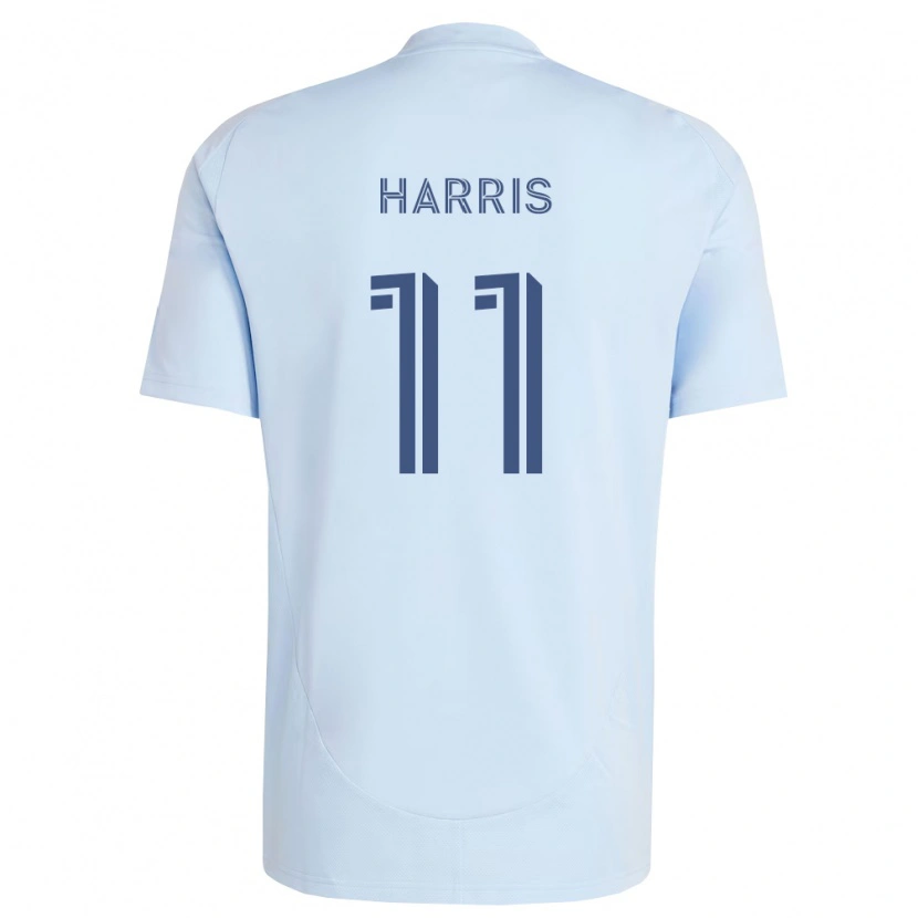 Danxen Mujer Camiseta Calvin Harris #11 Azul Claro Gris Claro 1ª Equipación 2026/27 La Camisa