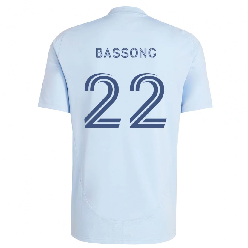 Danxen Mujer Camiseta Zorhan Bassong #22 Azul Claro Gris Claro 1ª Equipación 2026/27 La Camisa