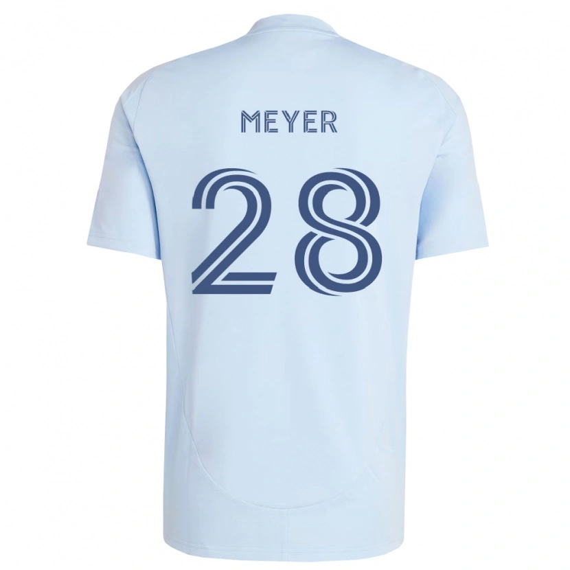 Danxen Mujer Camiseta Wyatt Meyer #28 Azul Claro Gris Claro 1ª Equipación 2026/27 La Camisa
