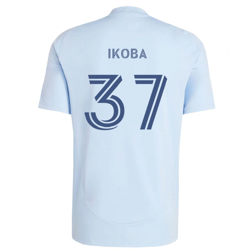 Danxen Mujer Camiseta Tega Ikoba #37 Azul Claro Gris Claro 1ª Equipación 2026/27 La Camisa