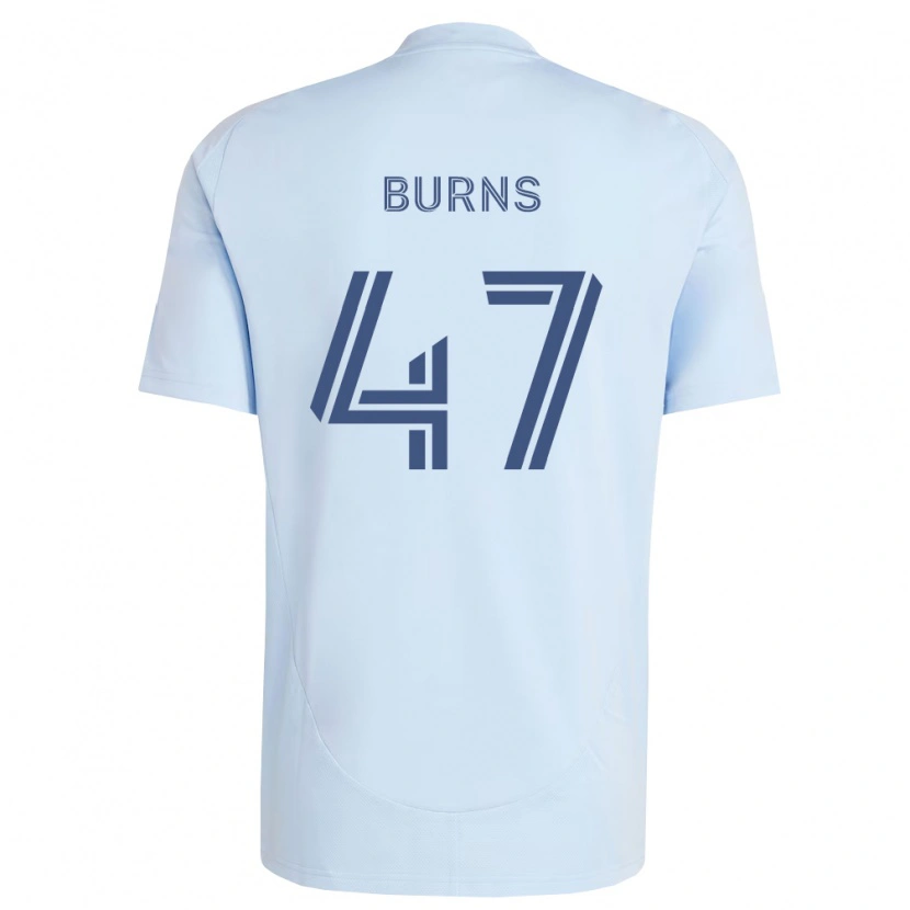 Danxen Mujer Camiseta Trevor Burns #47 Azul Claro Gris Claro 1ª Equipación 2026/27 La Camisa