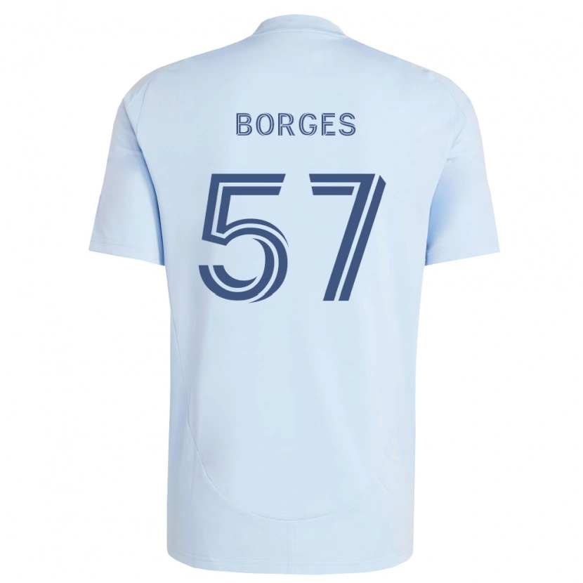 Danxen Mujer Camiseta Diego Borges #57 Azul Claro Gris Claro 1ª Equipación 2026/27 La Camisa