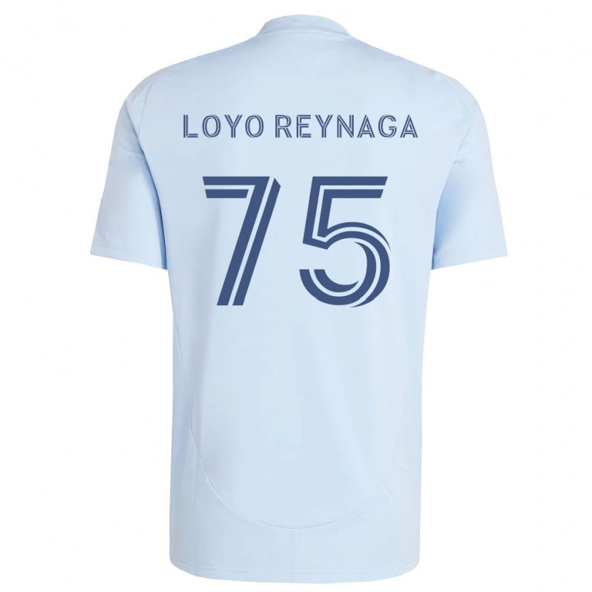 Danxen Mujer Camiseta Zamir Loyo Reynaga #75 Azul Claro Gris Claro 1ª Equipación 2026/27 La Camisa
