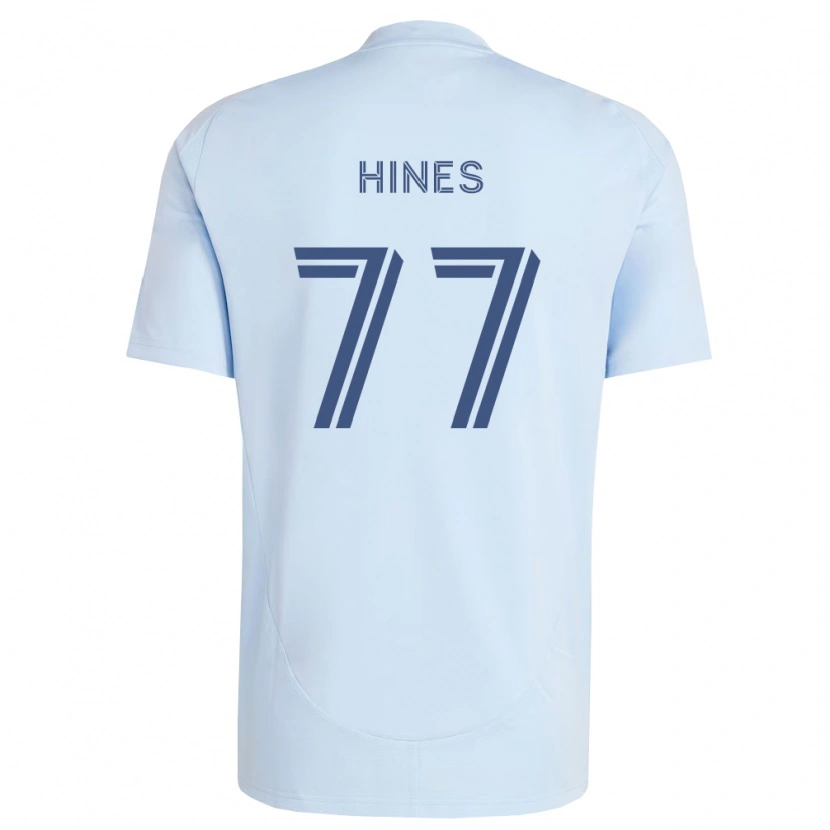 Danxen Mujer Camiseta Kashan Hines #77 Azul Claro Gris Claro 1ª Equipación 2026/27 La Camisa