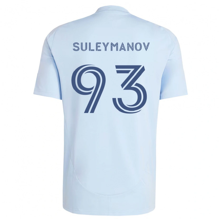 Danxen Mujer Camiseta Shapi Suleymanov #93 Azul Claro Gris Claro 1ª Equipación 2026/27 La Camisa