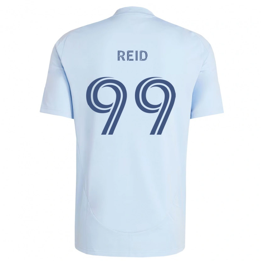 Danxen Mujer Camiseta Jayden Reid #99 Azul Claro Gris Claro 1ª Equipación 2026/27 La Camisa