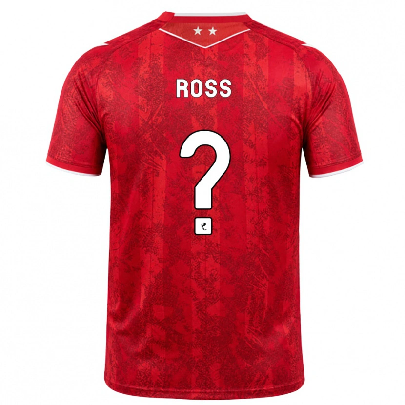 Danxen Mujer Camiseta Dylan Ross #0 Rojo Blanco 1ª Equipación 2026/27 La Camisa