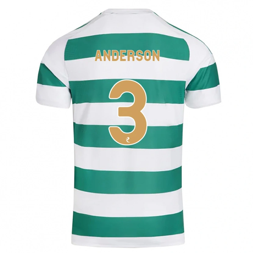 Danxen Mujer Camiseta Matthew Anderson #3 Cian Oscuro Blanco 1ª Equipación 2026/27 La Camisa
