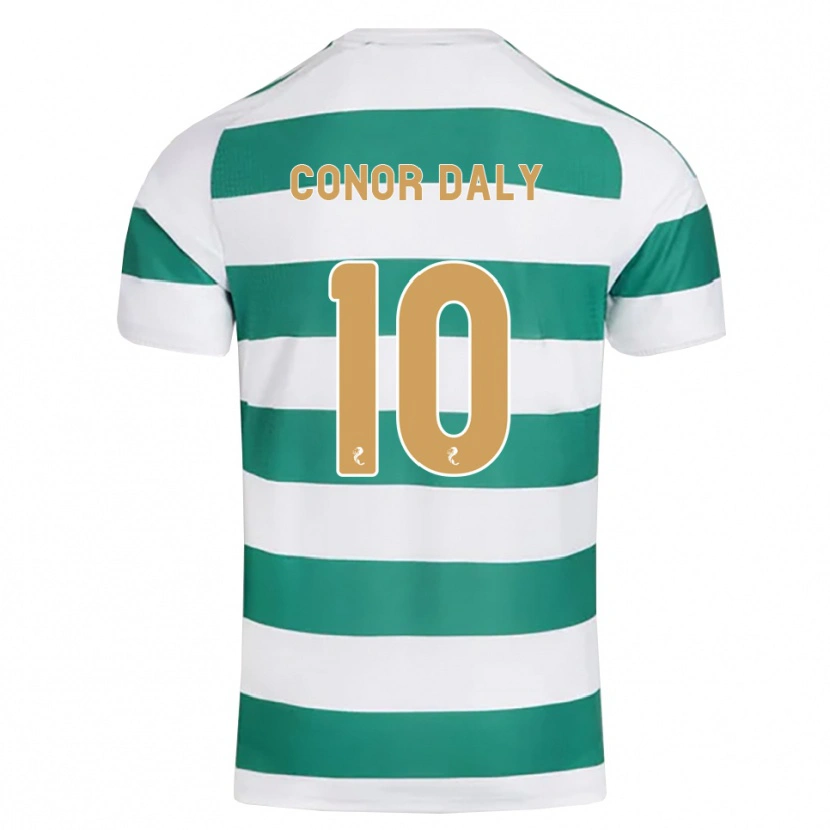 Danxen Mujer Camiseta Conor Daly #10 Cian Oscuro Blanco 1ª Equipación 2026/27 La Camisa