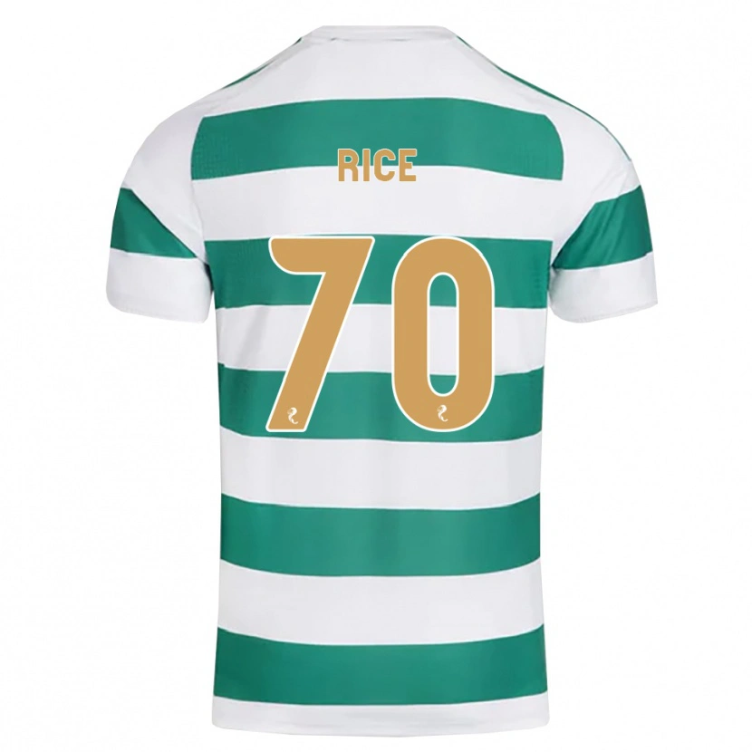 Danxen Mujer Camiseta Aidan Rice #70 Cian Oscuro Blanco 1ª Equipación 2026/27 La Camisa