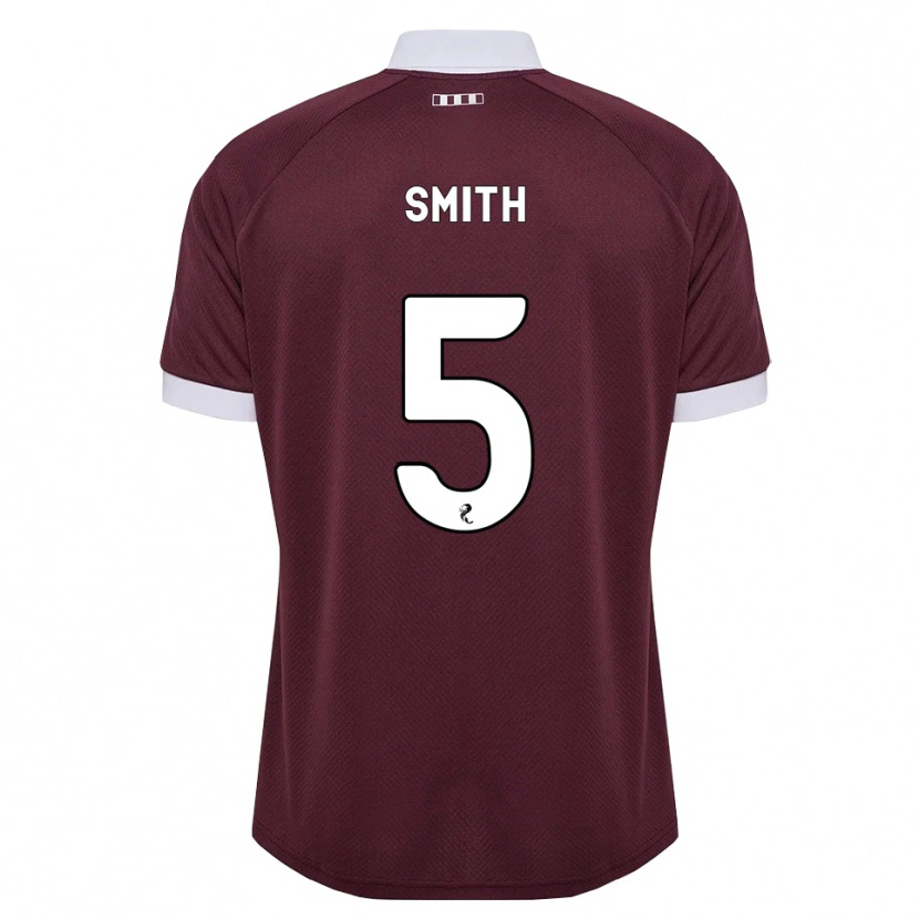 Danxen Mujer Camiseta Lucas Smith #5 Blanco Borgoña 1ª Equipación 2026/27 La Camisa