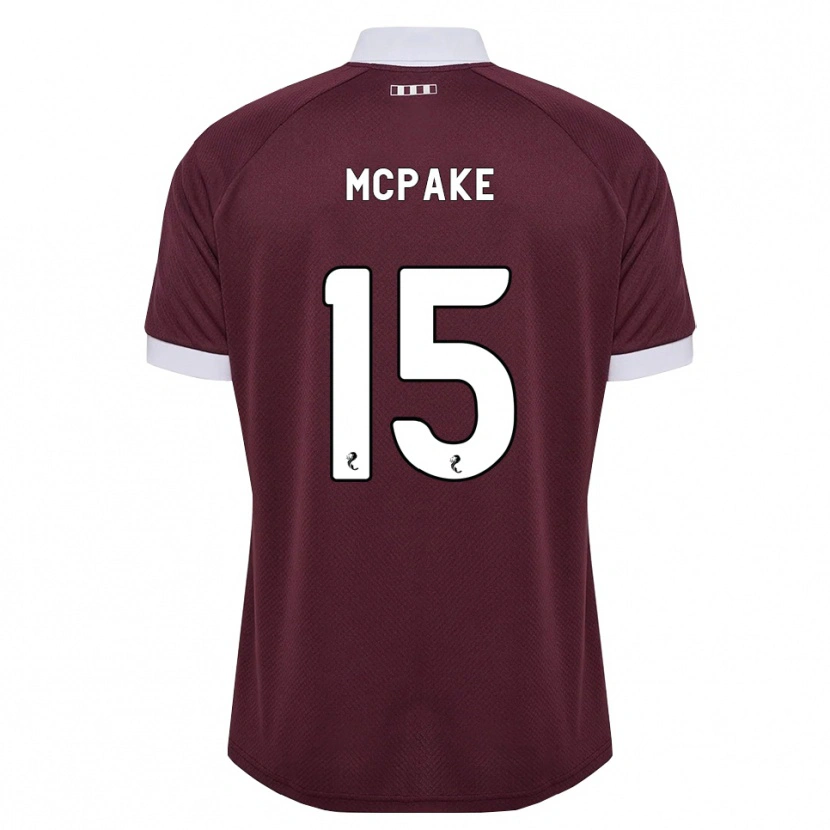 Danxen Mujer Camiseta Josh Mcpake #15 Blanco Borgoña 1ª Equipación 2026/27 La Camisa