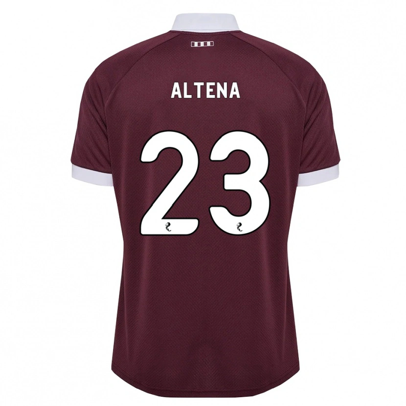 Danxen Mujer Camiseta Jordi Altena #23 Blanco Borgoña 1ª Equipación 2026/27 La Camisa