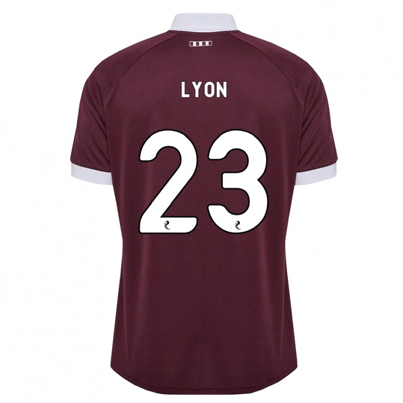 Danxen Mujer Camiseta Jack Lyon #23 Blanco Borgoña 1ª Equipación 2026/27 La Camisa