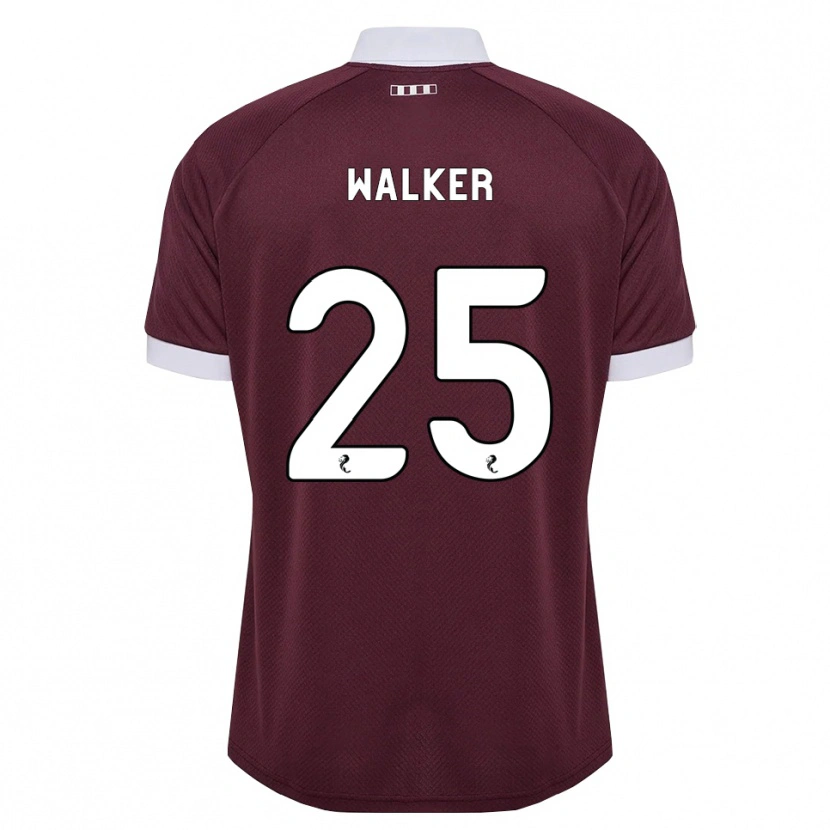 Danxen Mujer Camiseta Liam Walker #25 Blanco Borgoña 1ª Equipación 2026/27 La Camisa