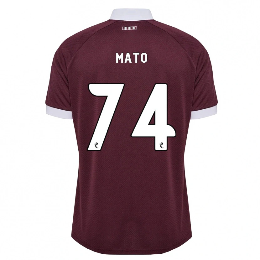 Danxen Mujer Camiseta Rogers Mato #74 Blanco Borgoña 1ª Equipación 2026/27 La Camisa