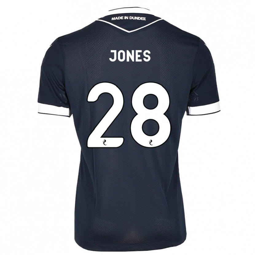 Danxen Mujer Camiseta Callum Jones #28 Azul Medianoche Blanco 1ª Equipación 2026/27 La Camisa