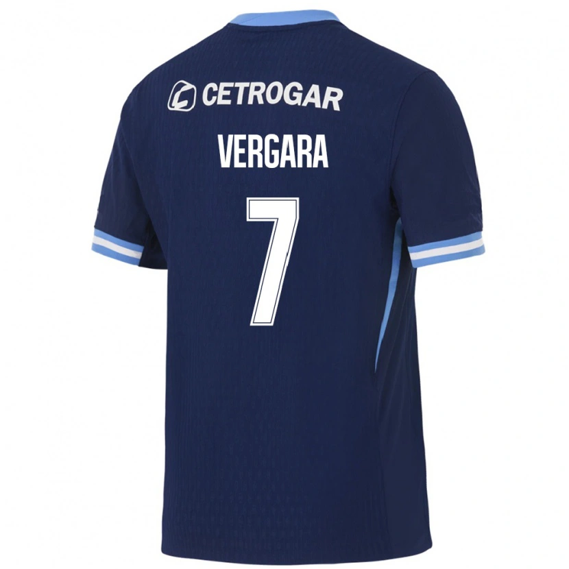 Danxen Mujer Camiseta Duván Vergara #7 Azul Real Azul Claro Blanco 2ª Equipación 2026/27 La Camisa
