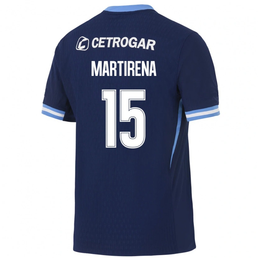 Danxen Mujer Camiseta Gastón Martirena #15 Azul Real Azul Claro Blanco 2ª Equipación 2026/27 La Camisa