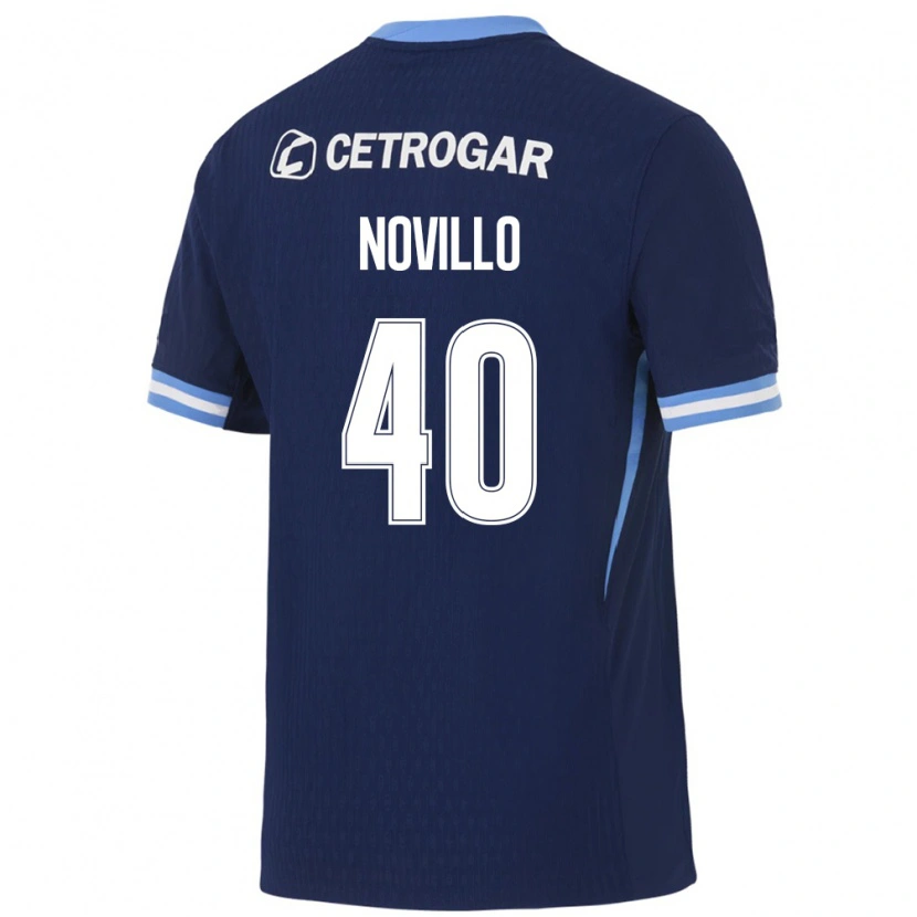 Danxen Mujer Camiseta Joaquin Novillo #40 Azul Real Azul Claro Blanco 2ª Equipación 2026/27 La Camisa