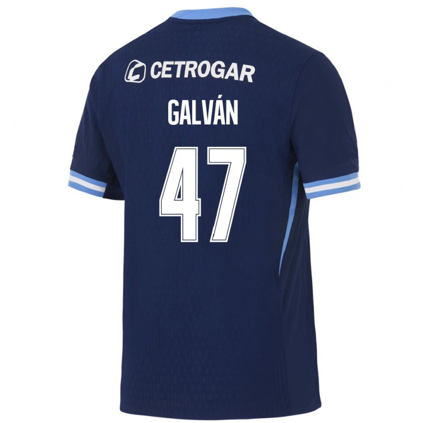 Danxen Mujer Camiseta Ignacio Galvan #47 Azul Real Azul Claro Blanco 2ª Equipación 2026/27 La Camisa